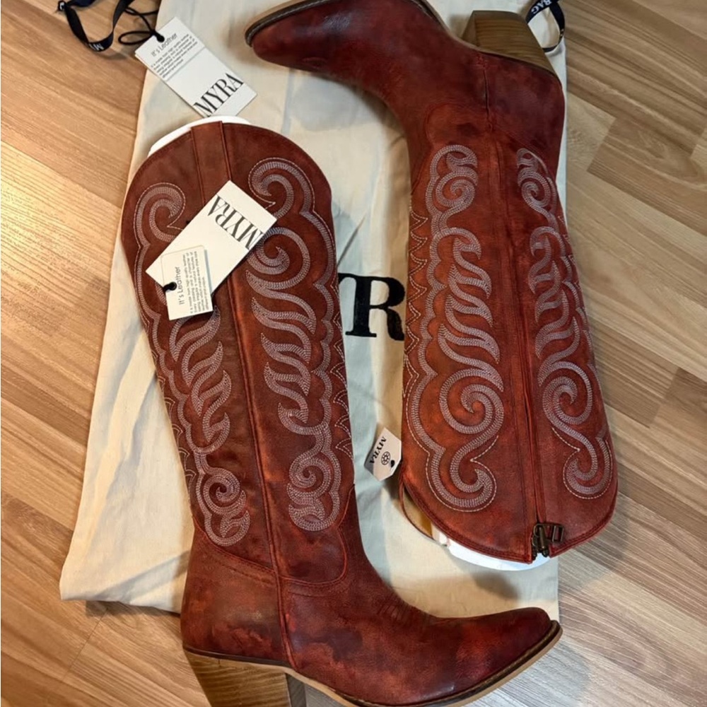 Myra  Nalejandra Tall Leather Boots